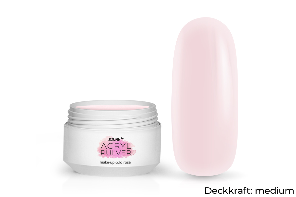 Jolifin acrylic powder - make-up cold rosé 10g