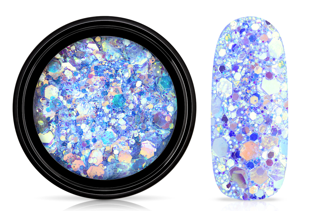 Jolifin LAVENI Mermaid Glitter - pool blue