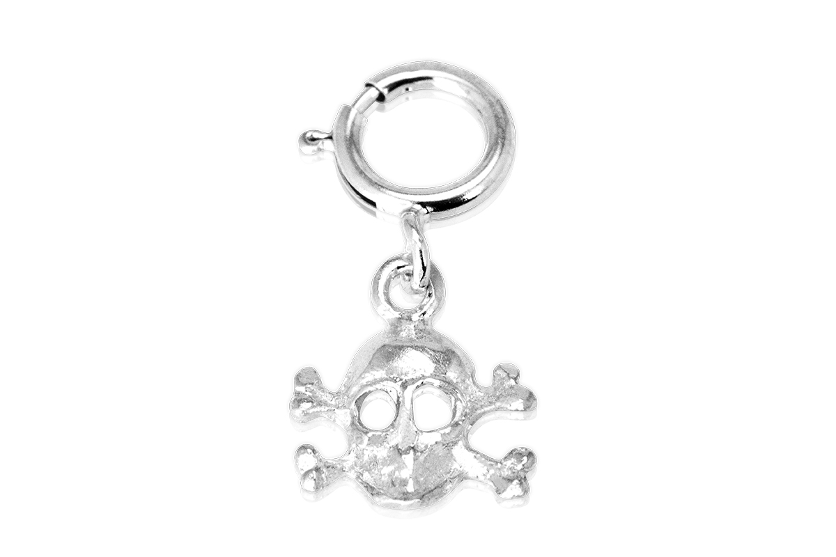 Jolifin Nagel-Piercing Totenkopf