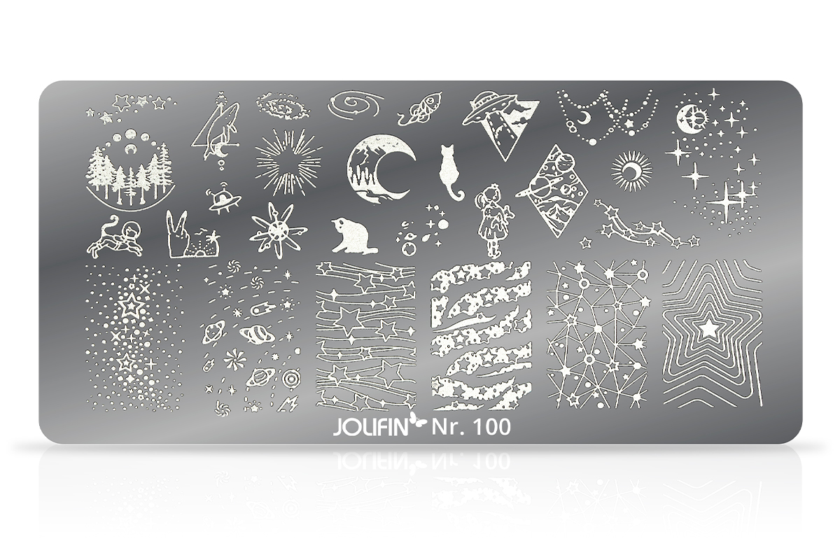 Jolifin Stamping-Schablone Nr. 100