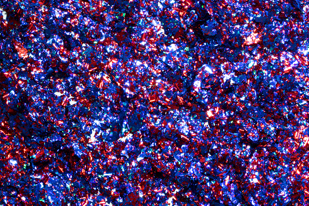 Jolifin Foil Flakes - Hologram red-blue