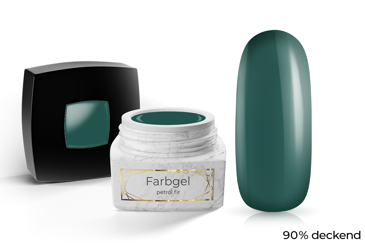 Jolifin LAVENI PRO Farbgel - petrol fir 5ml