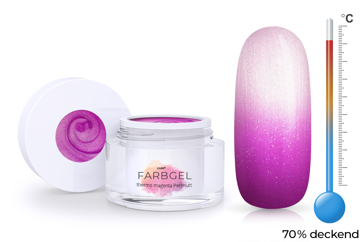 Jolifin Thermo Farbgel magenta Perlmutt 5ml