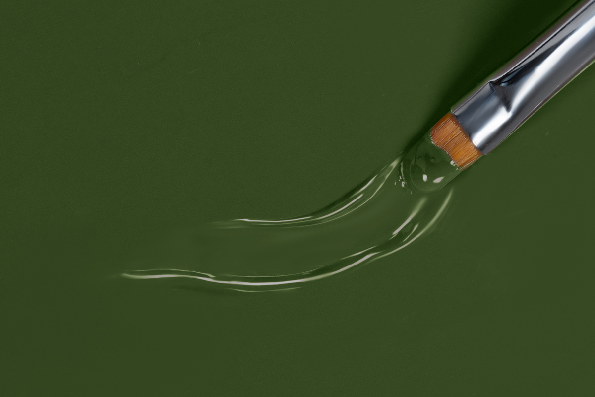 Jolifin LAVENI PRO Farbgel - dark khaki green 5ml