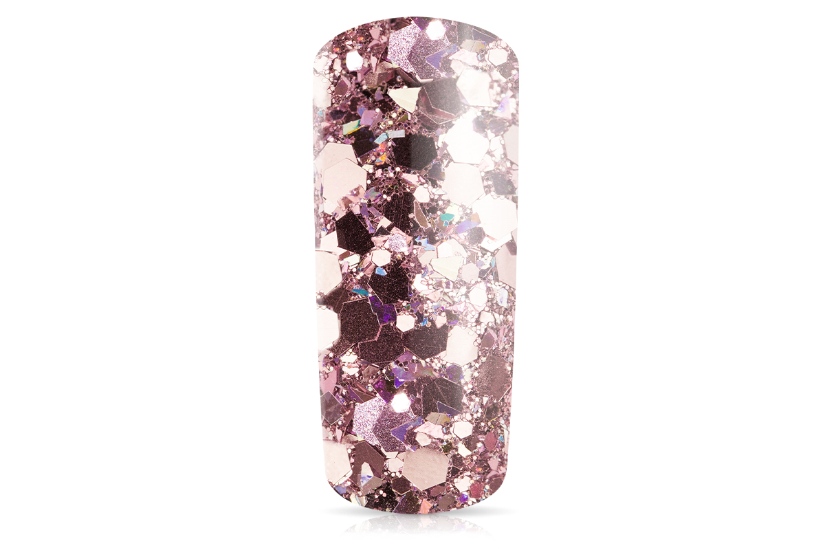 Jolifin Hexagon Glittermix luxury rosé-gold