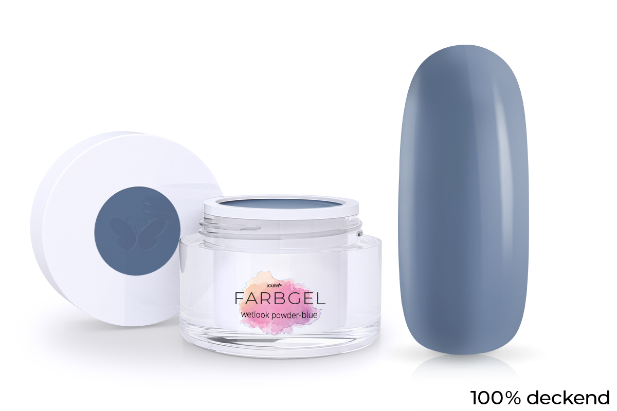 Jolifin Wetlook colour gel powder blue 5ml