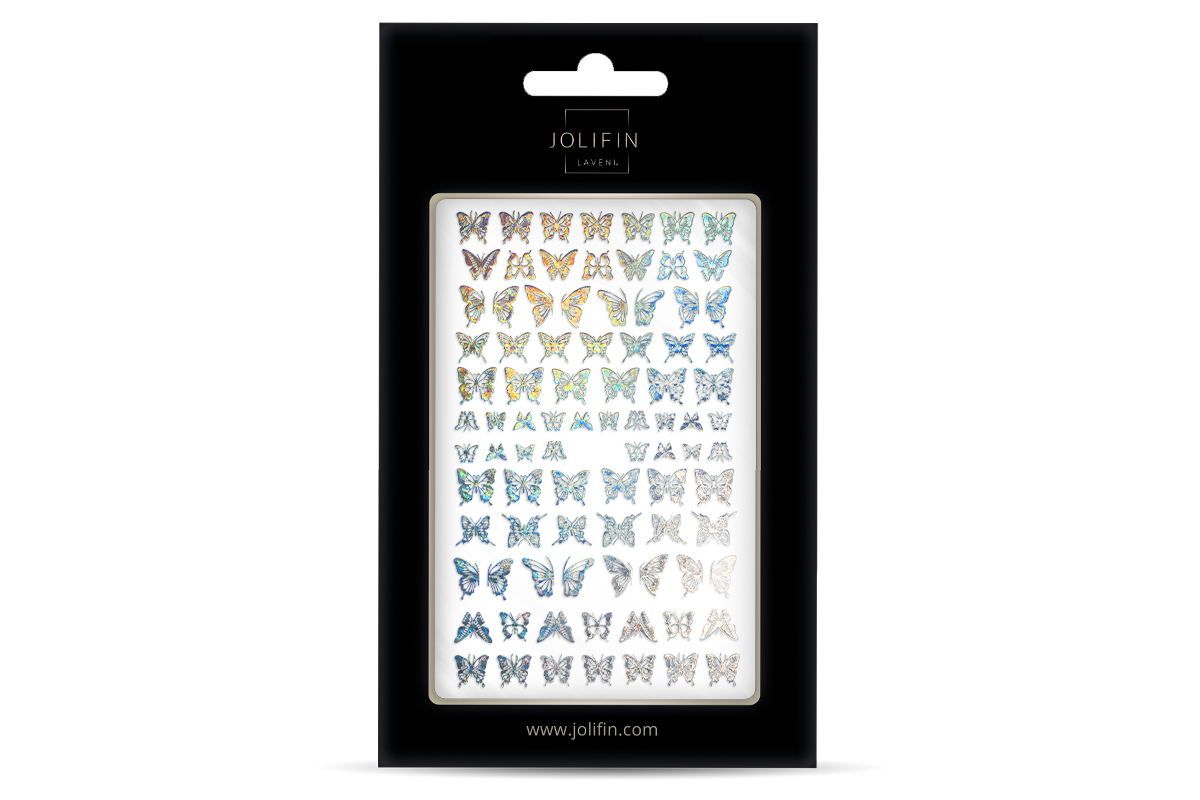 Jolifin LAVENI XL Sticker - Butterfly Hologramm Nr. 3
