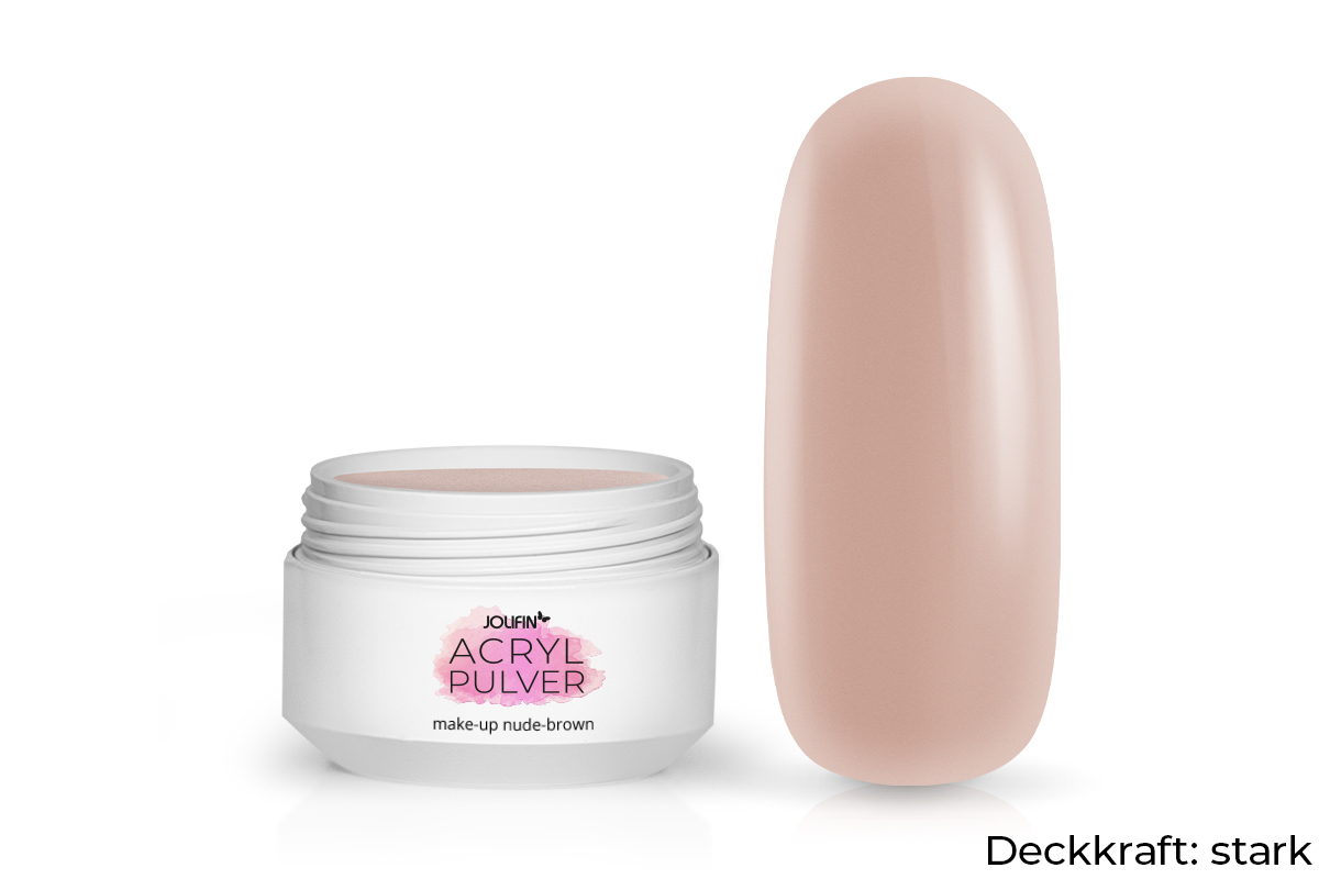 Jolifin Acryl Pulver - make-up nude-brown 10g