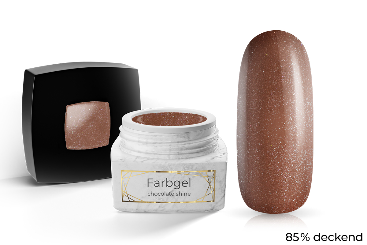 Jolifin LAVENI PRO Farbgel - chocolate shine 5ml