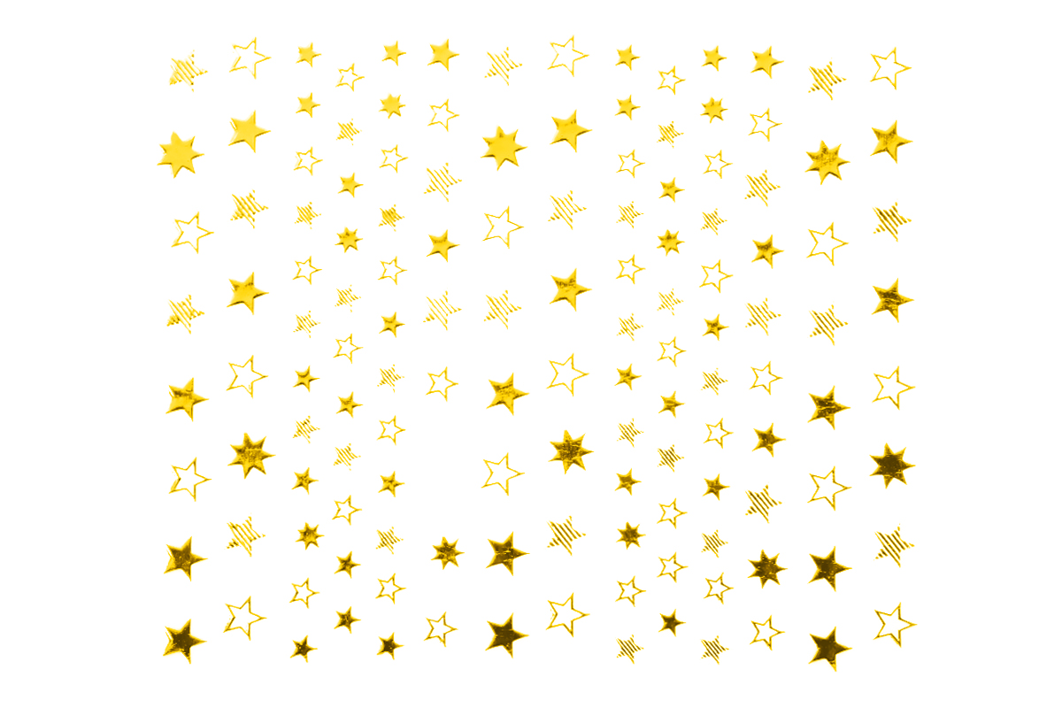 Jolifin LAVENI XL Sticker - gold christmas Nr. 1