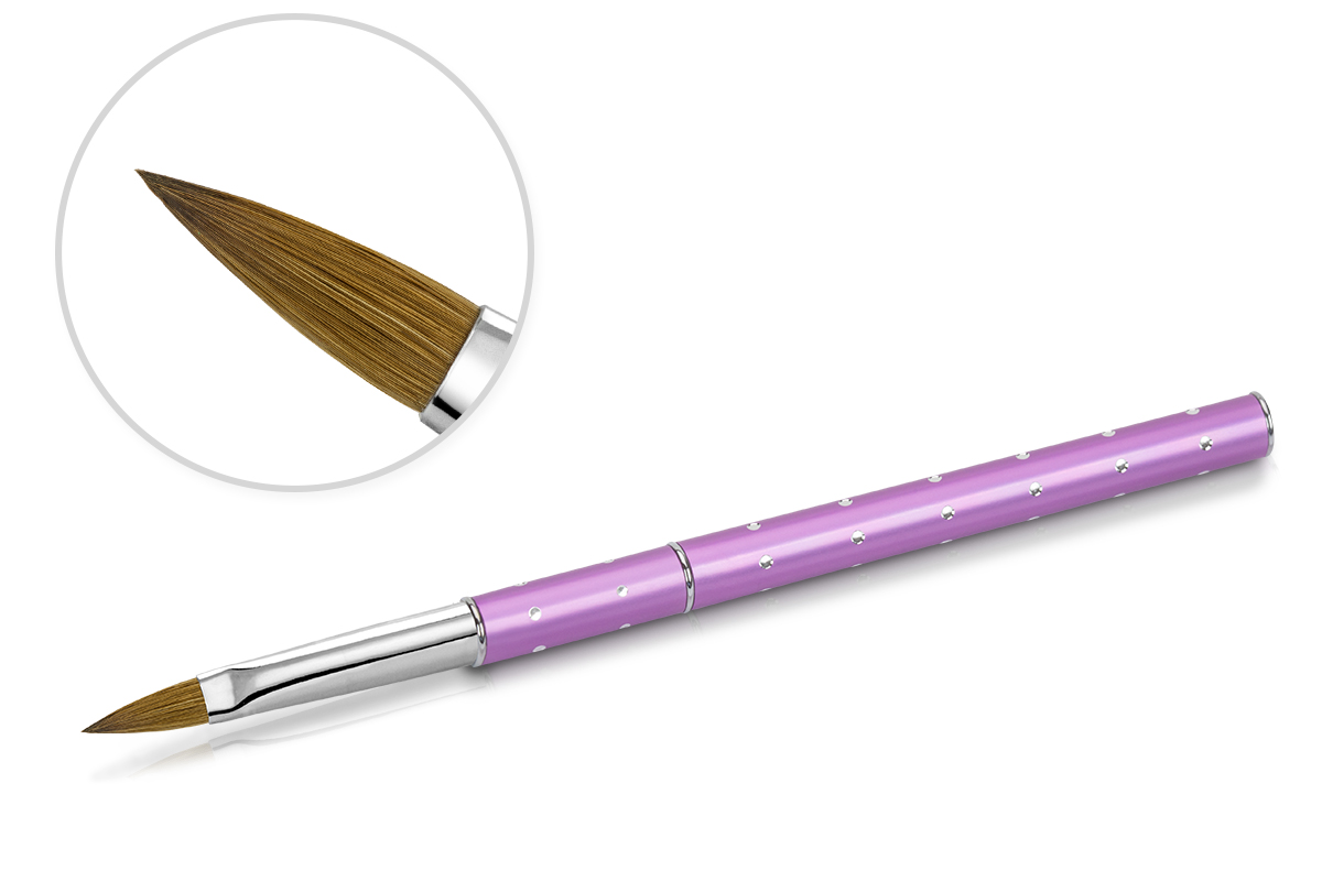 Jolifin Diamond Acryl-Pinsel purple Gr. 8