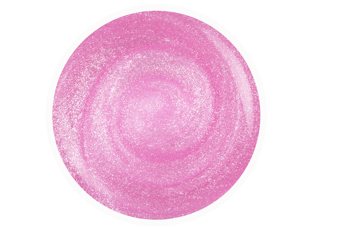 Jolifin LAVENI Refill - Fiberglas-Gel clear pink Glimmer 250ml