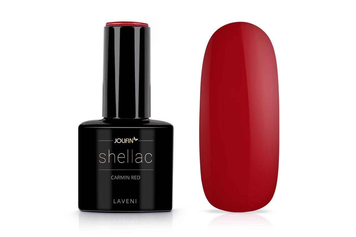 Jolifin LAVENI Shellac - carmin red 10ml
