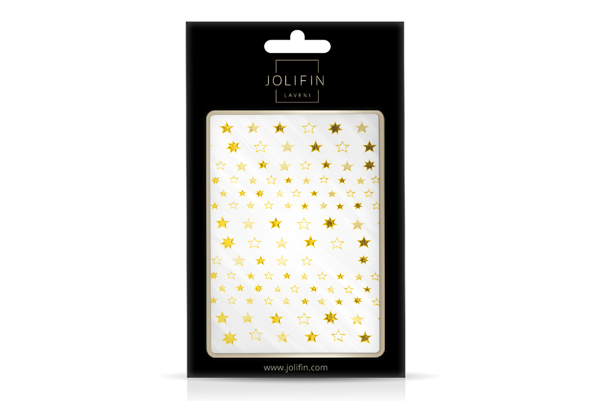 Jolifin LAVENI XL Sticker - gold christmas Nr. 1