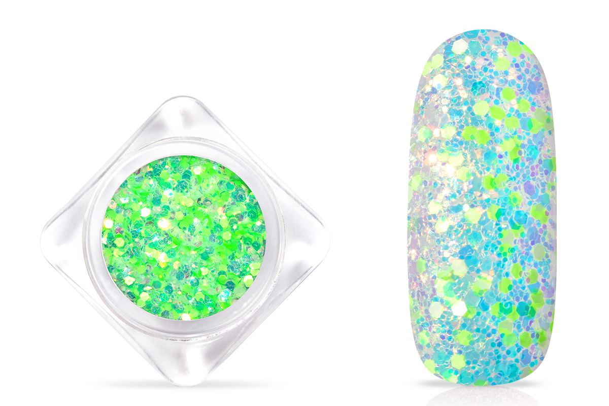 Jolifin Neon Mermaid Glitter - green