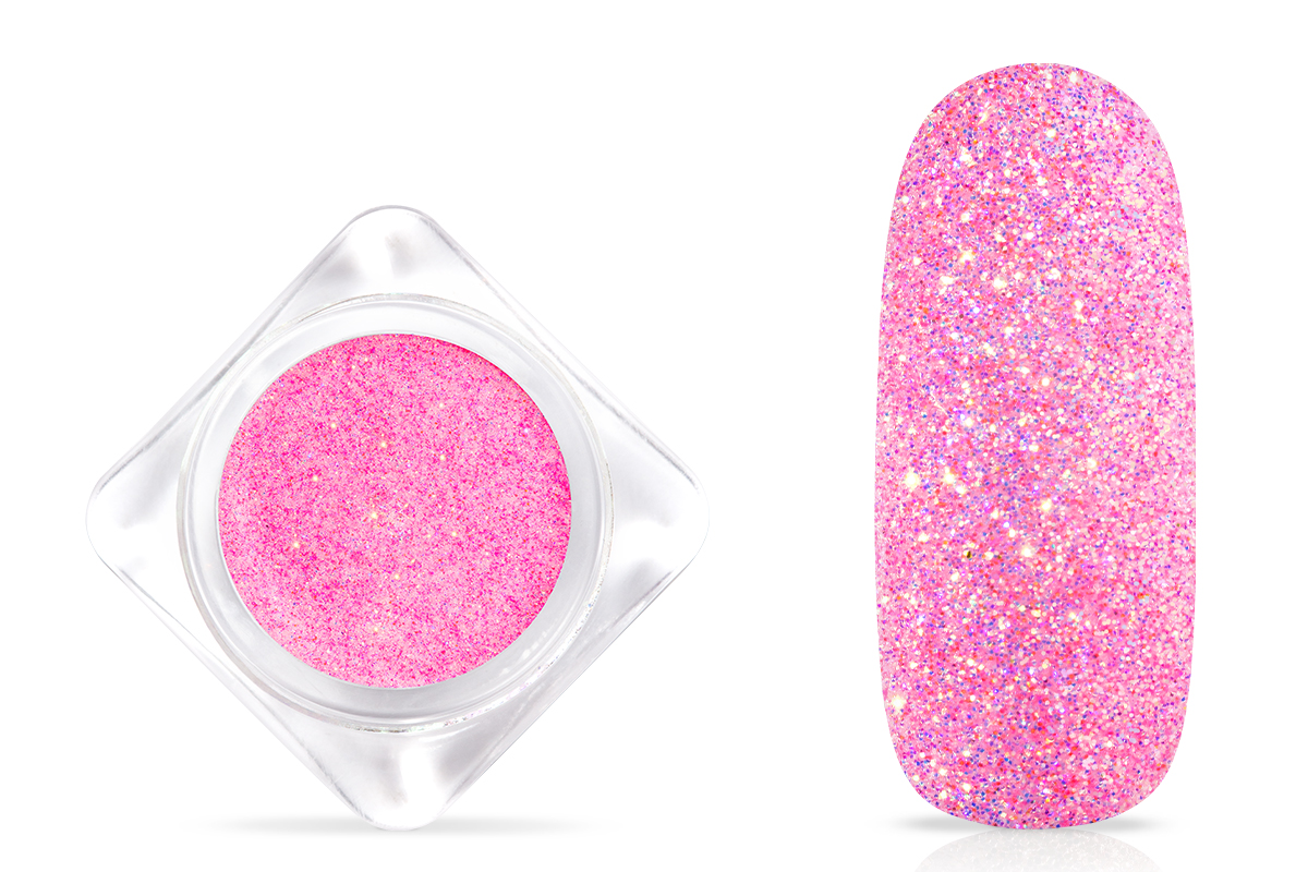 Jolifin Glitterpuder - neon-babypink