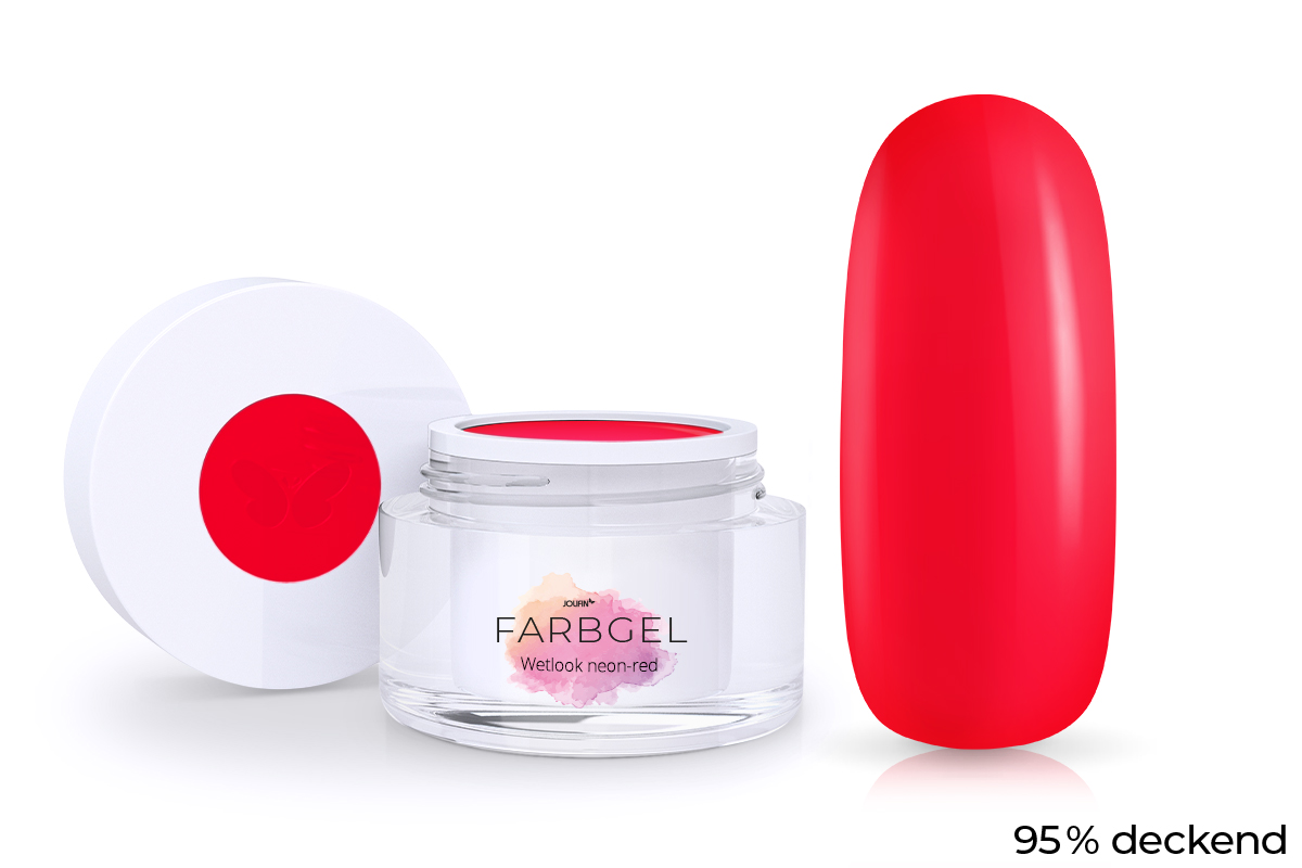 Jolifin Wetlook colour gel neon-red 5ml