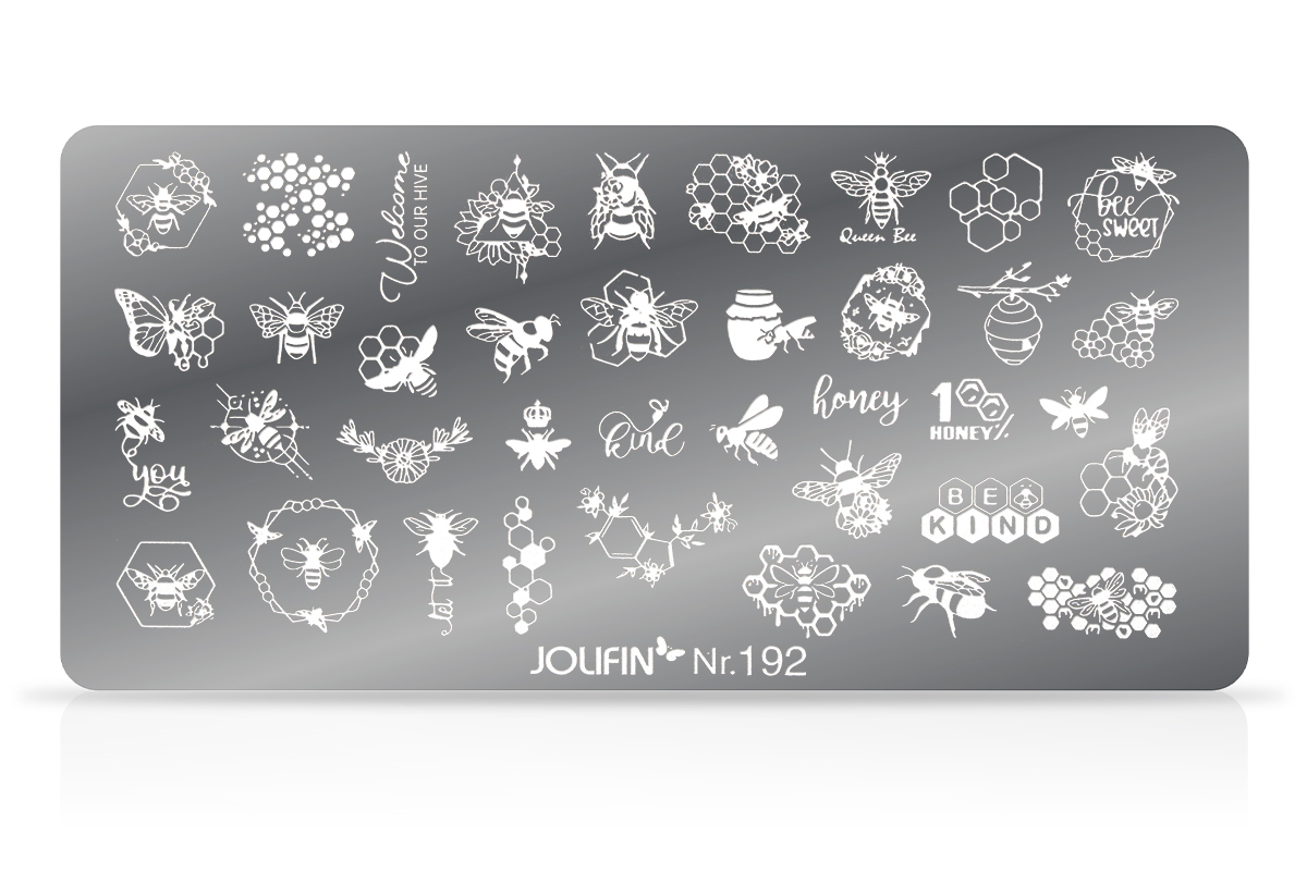 Jolifin Stamping-Schablone - Nr. 192