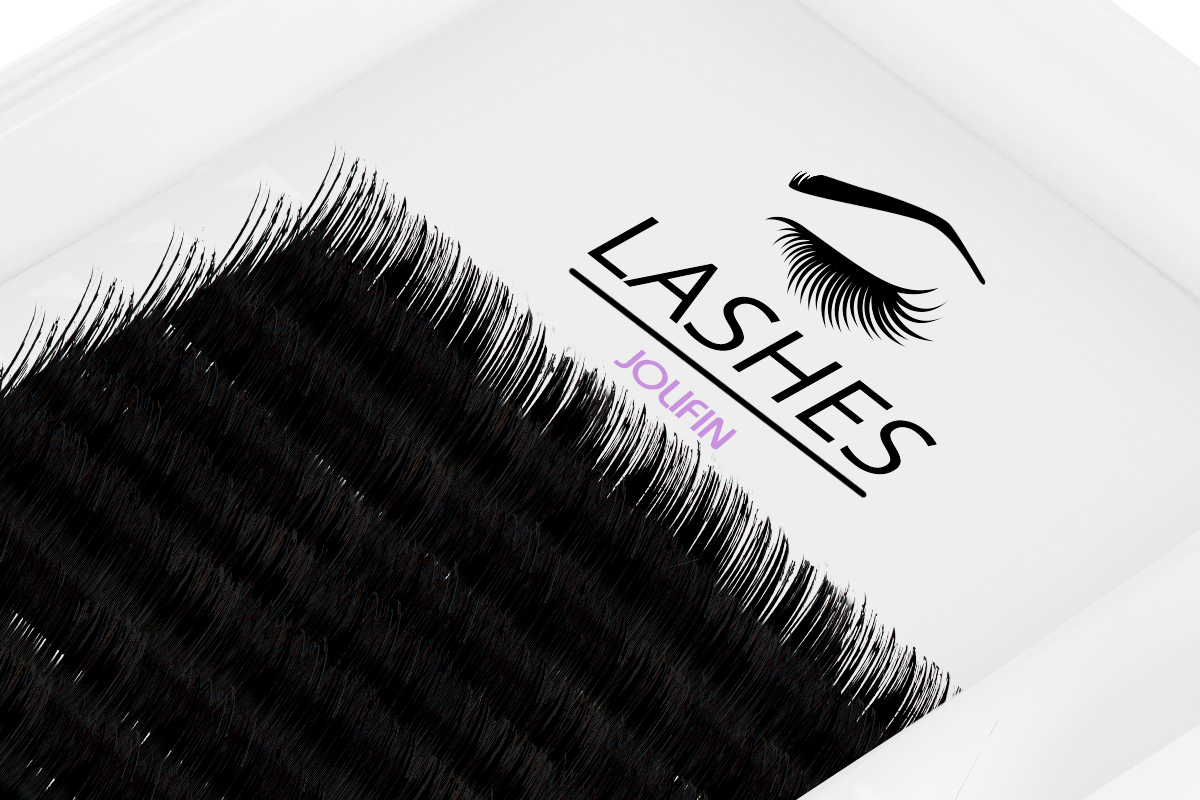 Jolifin Lashes - SingleBox 9mm - Volumen C-Curl 0,05