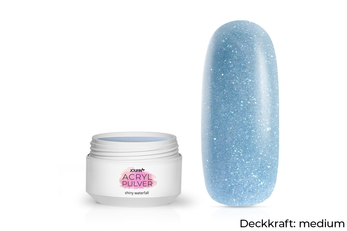 Jolifin acrylic colour powder - shiny waterfall 5g