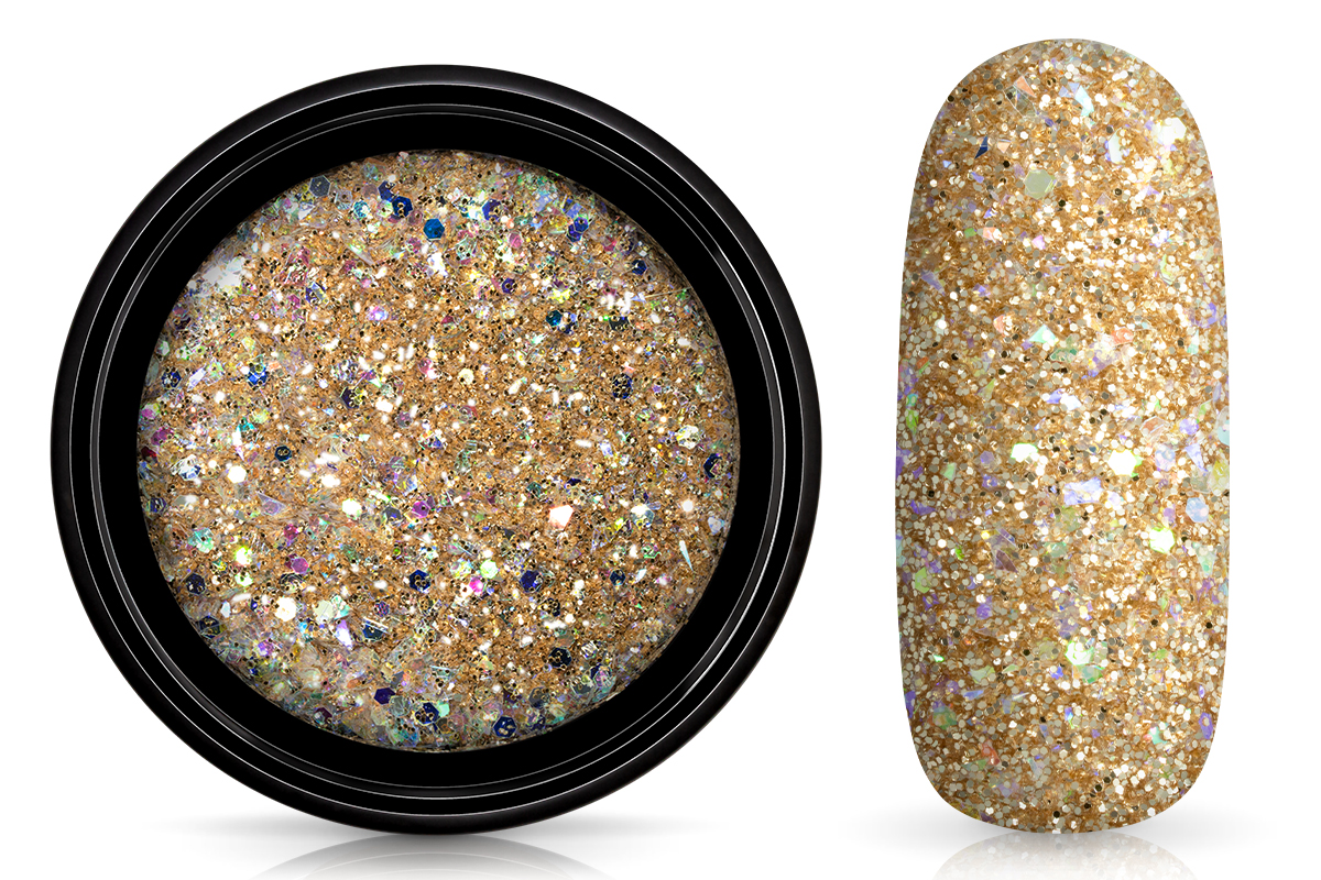 Jolifin LAVENI Sparkle Glitter - light champagne