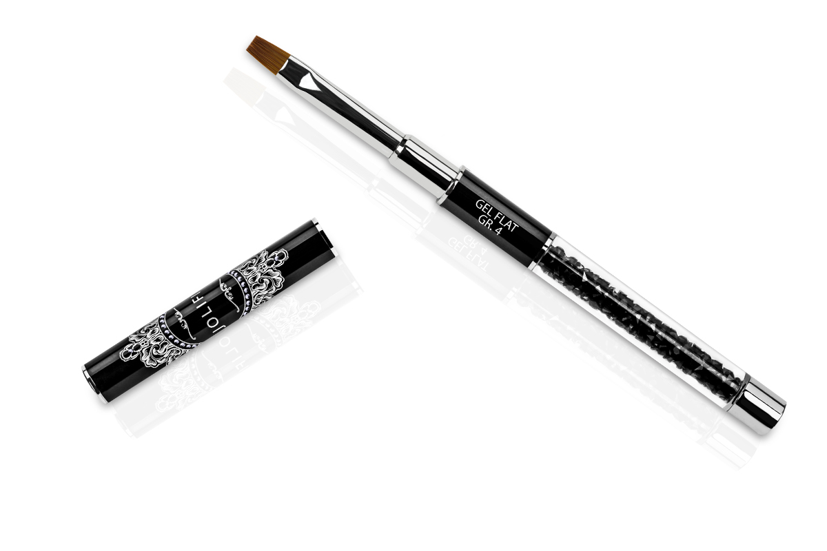 Jolifin Rockstar Pinsel - Gel flat Gr. 4