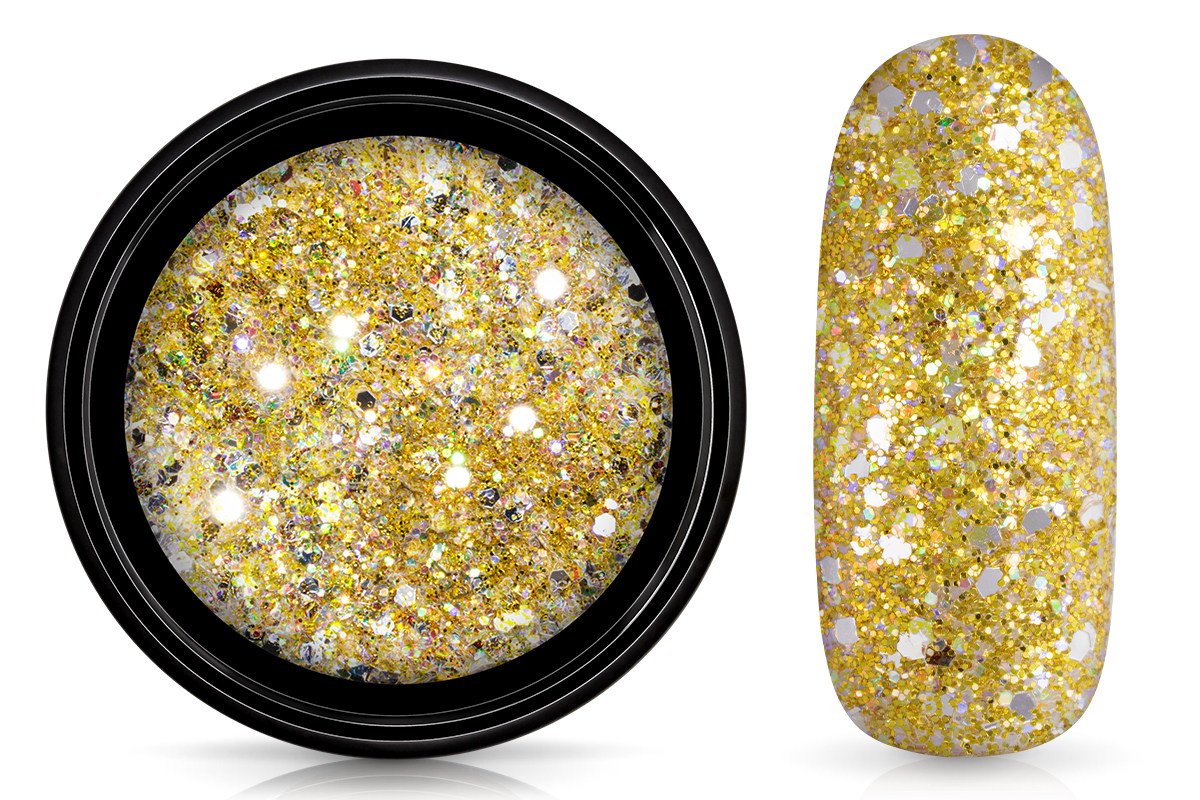 Jolifin LAVENI Sparkle Glitter - elegance gold