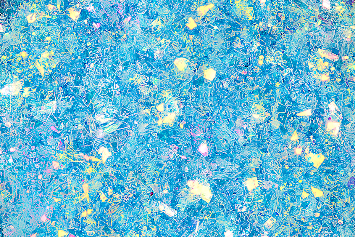 Jolifin LAVENI Mermaid Flakes Glitter - türkis