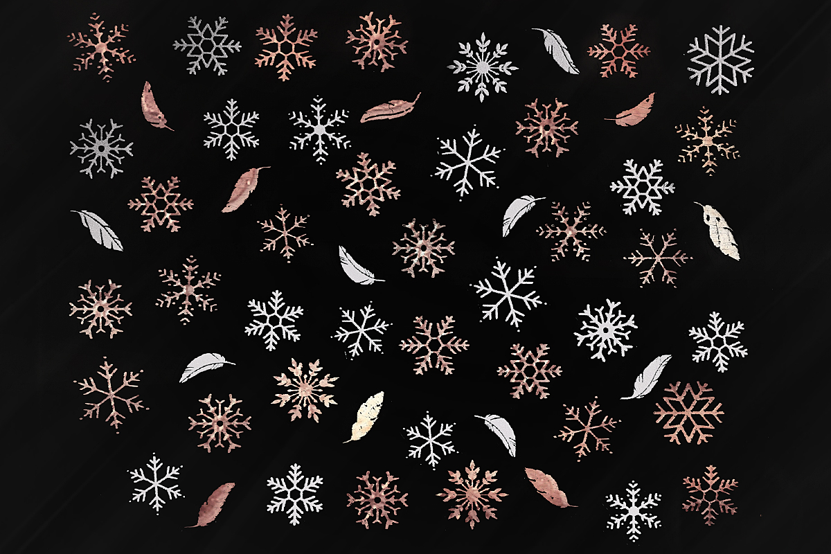 Jolifin LAVENI XL Sticker - rosé-gold christmas Nr. 5