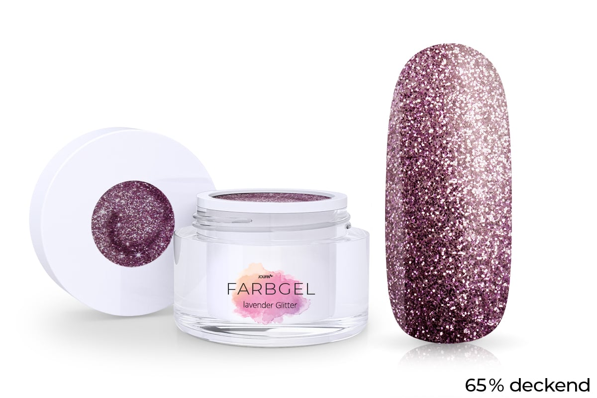Jolifin Colour Gel lavender Glitter 5ml