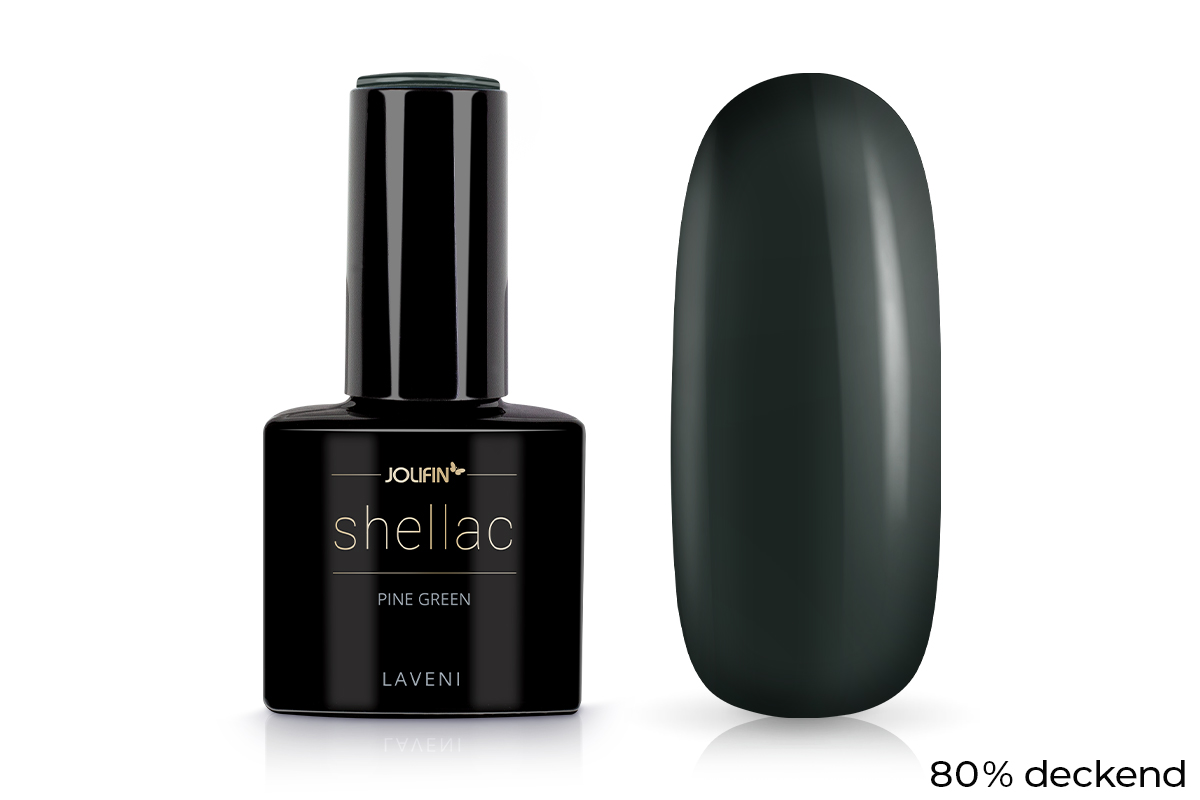 Jolifin LAVENI Shellac - pine green 10ml