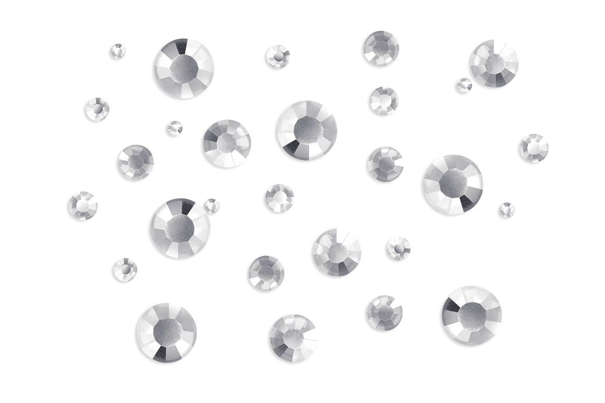 Jolifin Strass-Display - silber