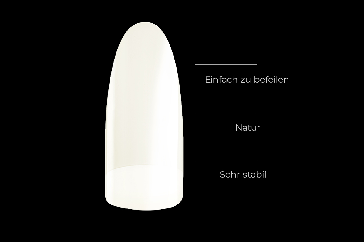 Jolifin 100er Tipbox oval - natur