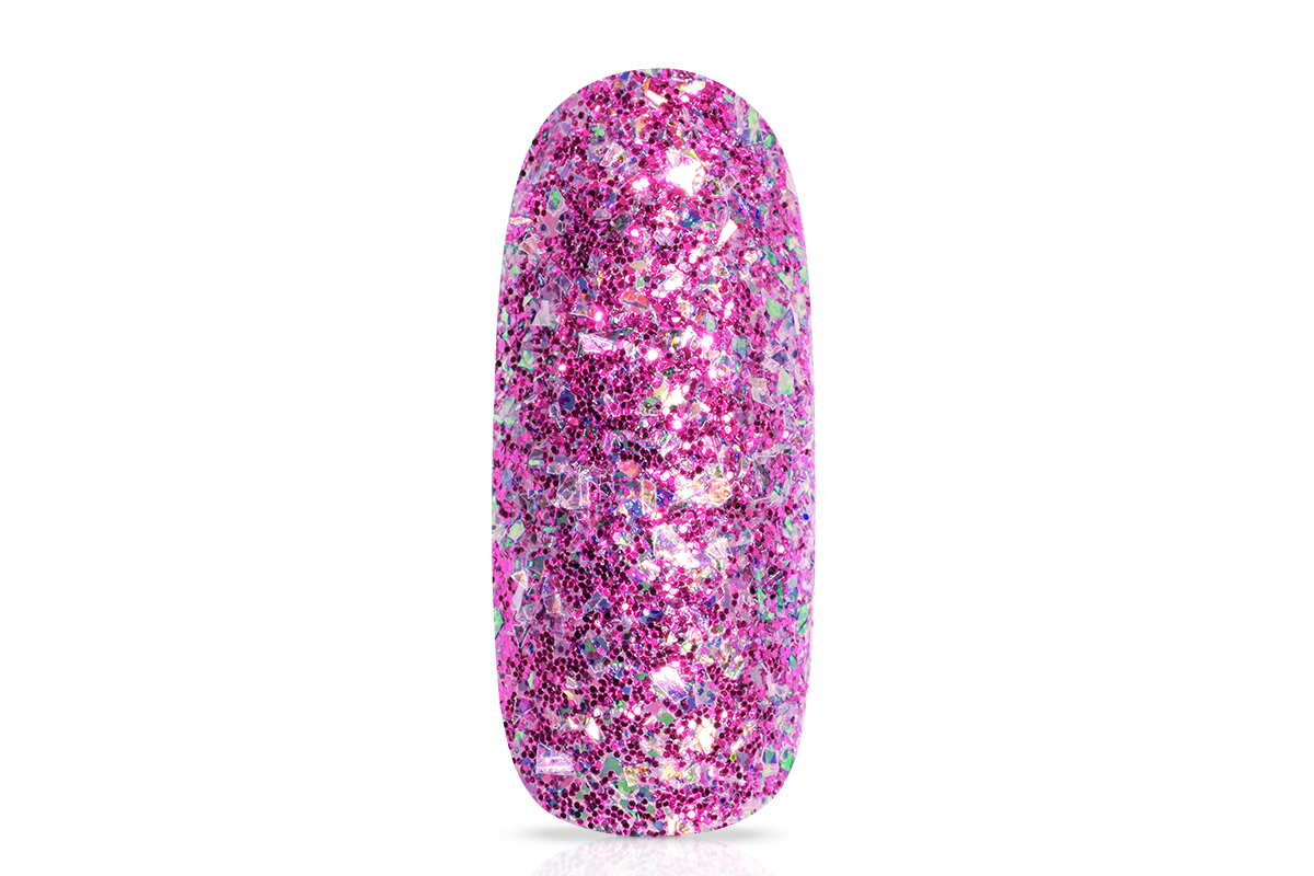 Jolifin Glittermix Flakes - berry-rosy