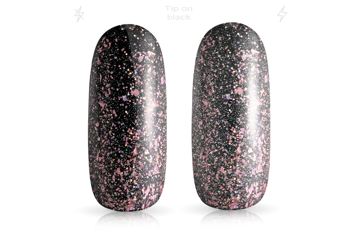 Jolifin LAVENI Shellac - Top-Coat ohne Schwitzschicht FlashOn rosé 10ml
