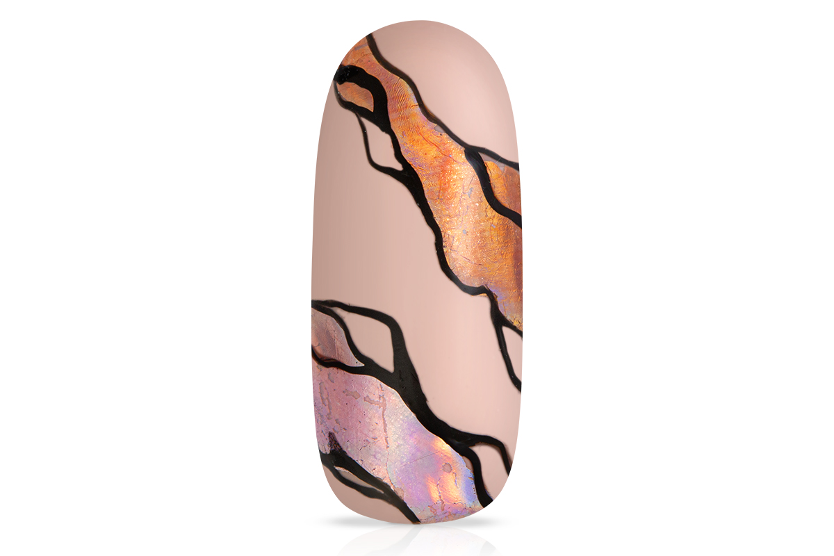 Jolifin Transfer-Nagelfolien Box - rosy-copper Mix