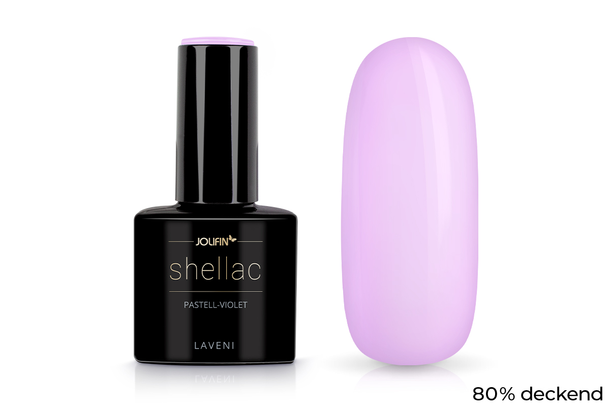 Jolifin LAVENI Shellac - pastell-violet 10ml