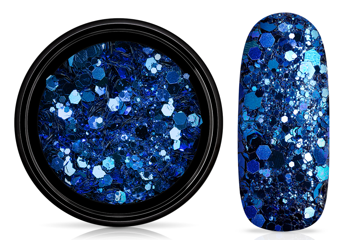 Jolifin LAVENI Luxury Glitter - elegance blue