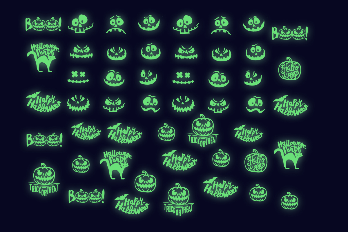 Jolifin LAVENI XL Sticker - Nightshine Halloween No. 4
