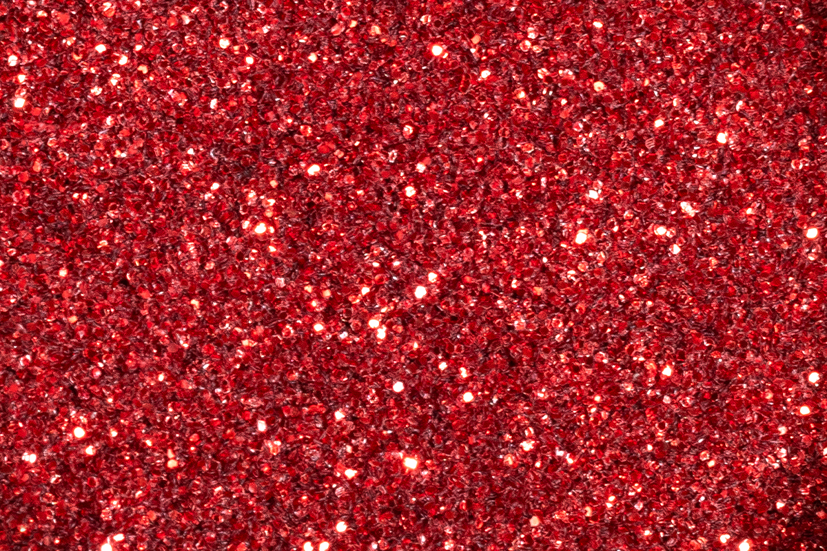 Jolifin Bio Glitterpuder - red