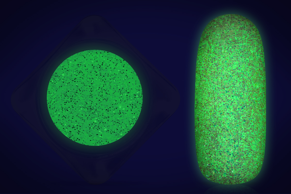 Jolifin Extreme Nightshine Glitter Powder - pastel neon-green