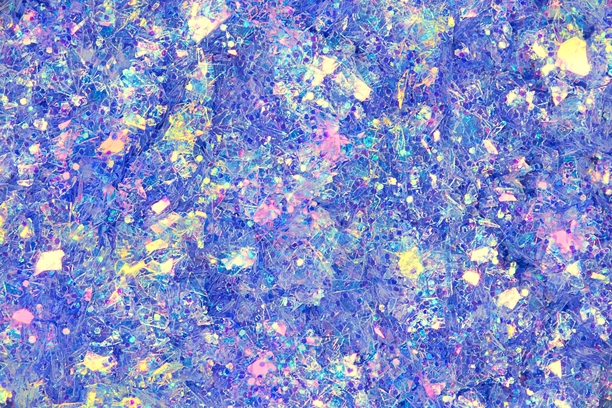 Jolifin LAVENI Mermaid Flakes Glitter - blue