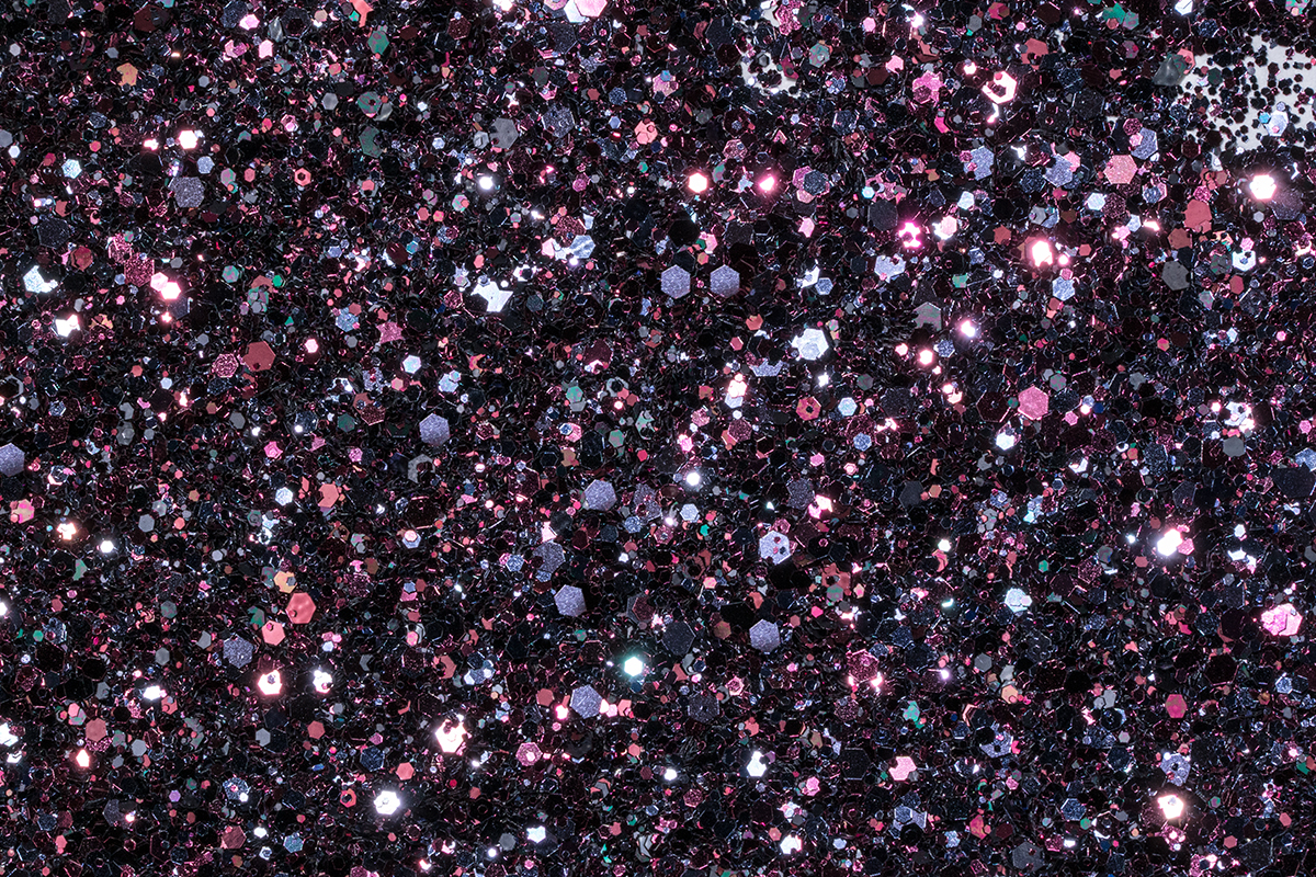 Jolifin LAVENI Luxury Glitter - black rose