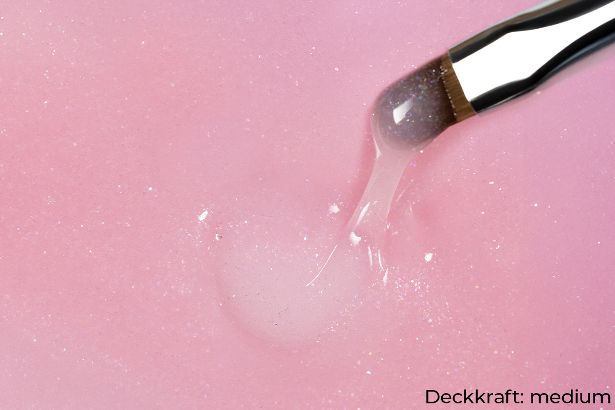 Jolifin Studioline - Thixotrop Aufbau-Gel rosé Glimmer 30ml