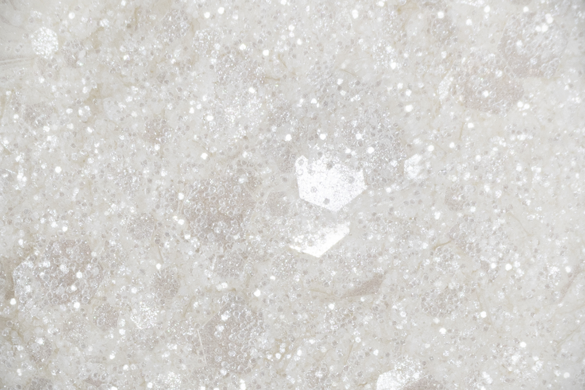Jolifin Bio Illusion Glitter - white pearl