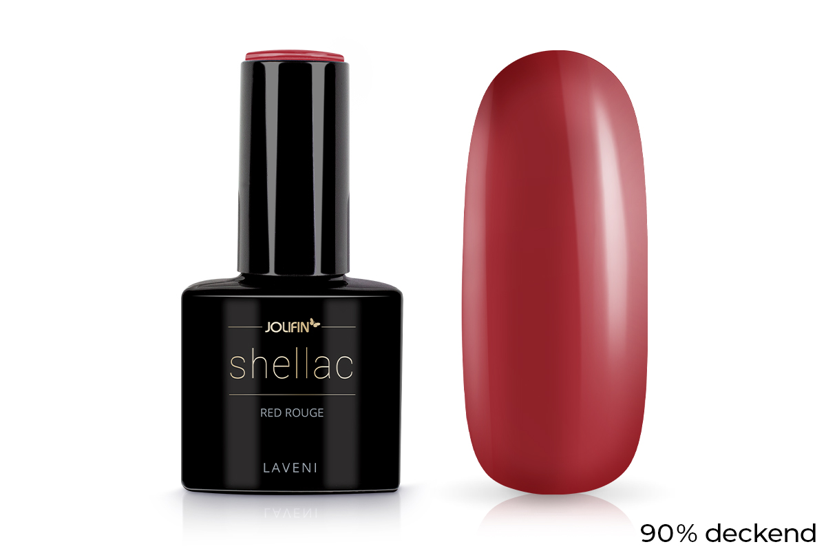 Jolifin LAVENI Shellac - red rouge 10ml