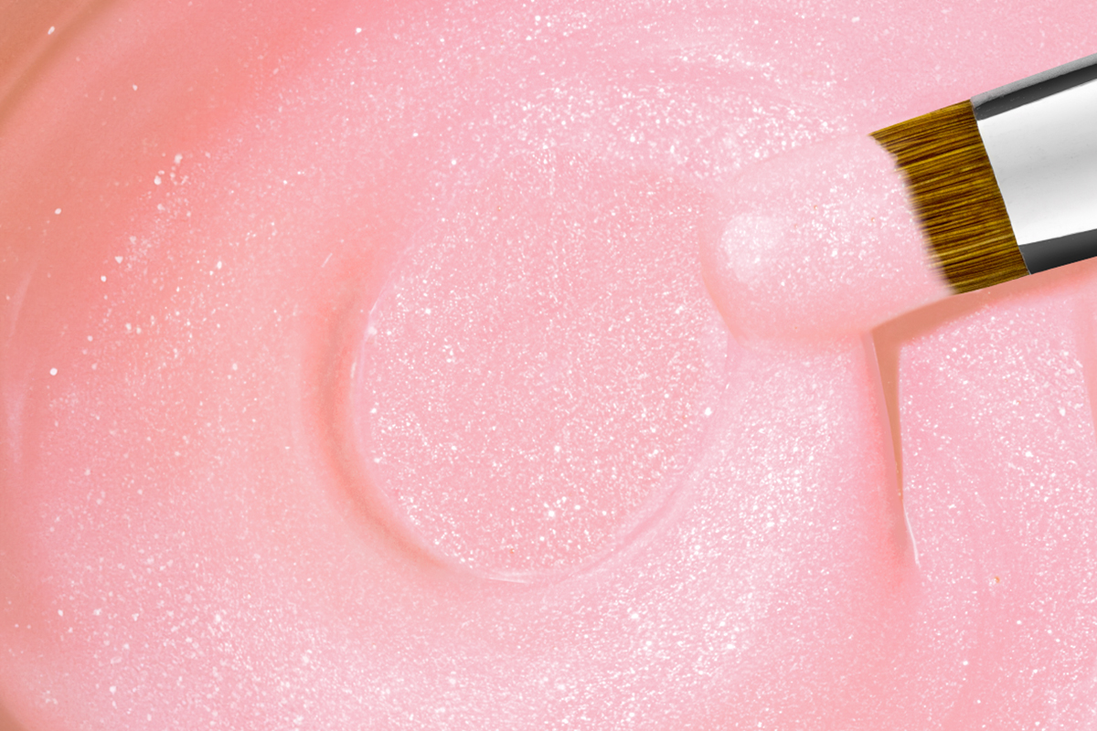 Jolifin LAVENI Farbgel - pastell-pink Glimmer 5ml