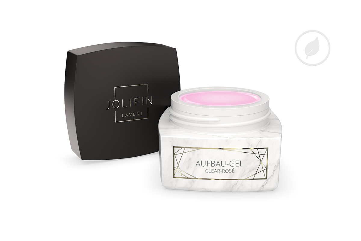 Jolifin LAVENI PRO - Aufbau-Gel clear rosé 5ml