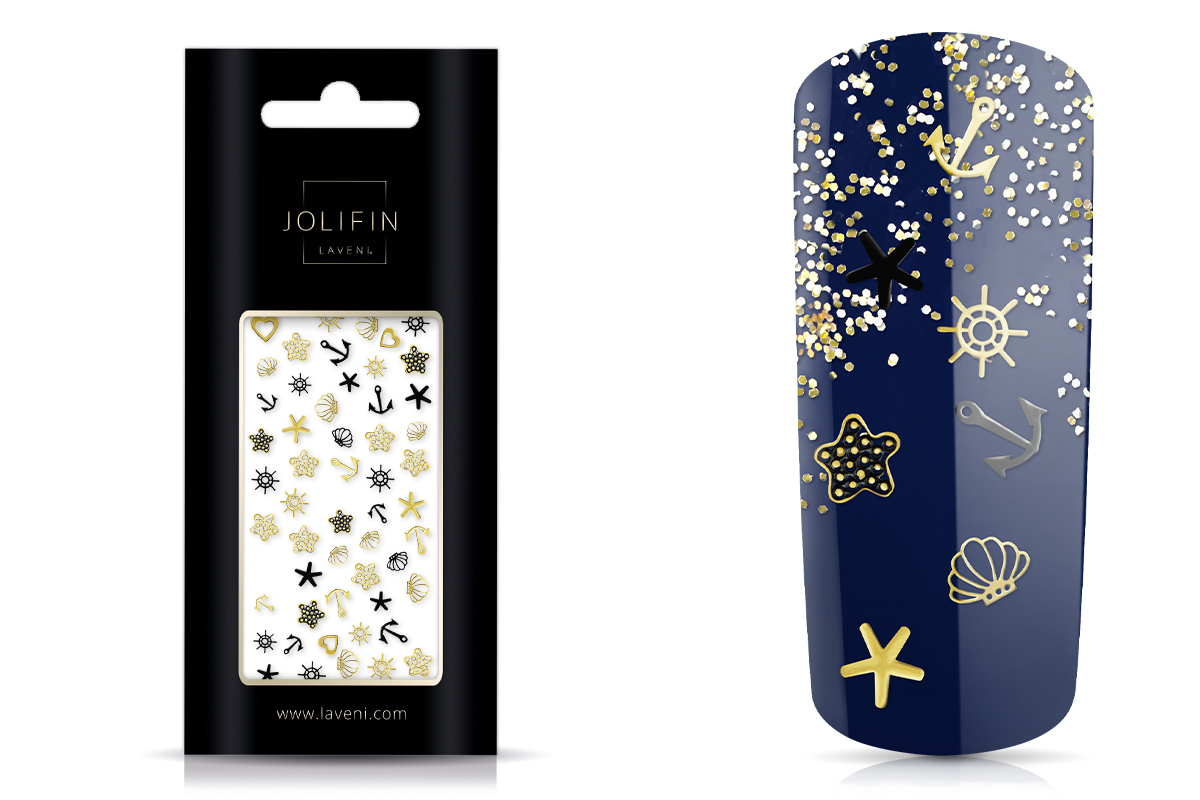 Jolifin LAVENI Long Sticker - gold