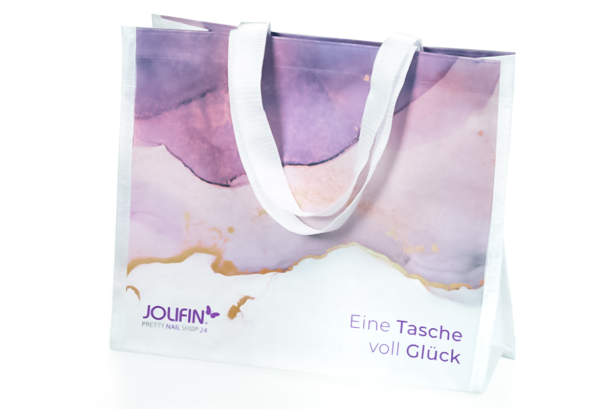 Jolifin Shopping-Bag M - marble